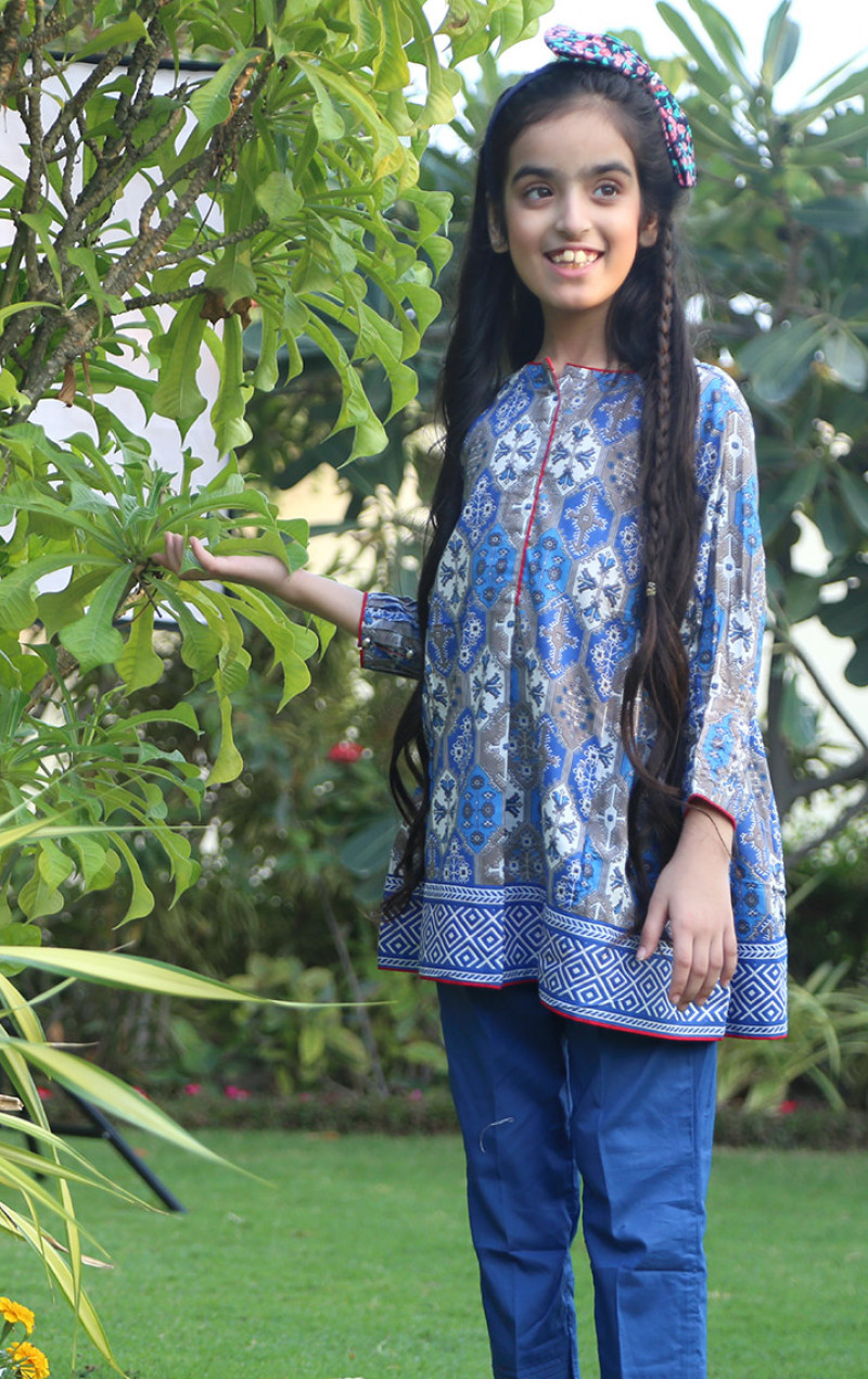 Peacock Girls Kurti
